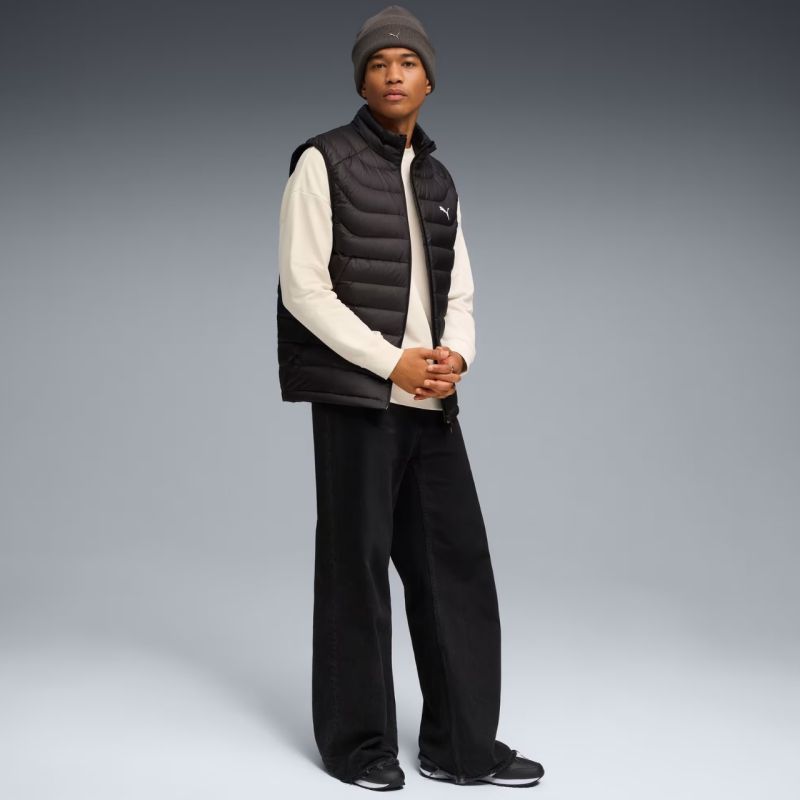 Men's Puma Packlite Down Vest Black 685213 01 Puma