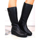 Leather waterproof boots insulated with sheep&#39;s wool Rieker W RKR237B Footwear/Outdoor/Rieker Your Sports Performance