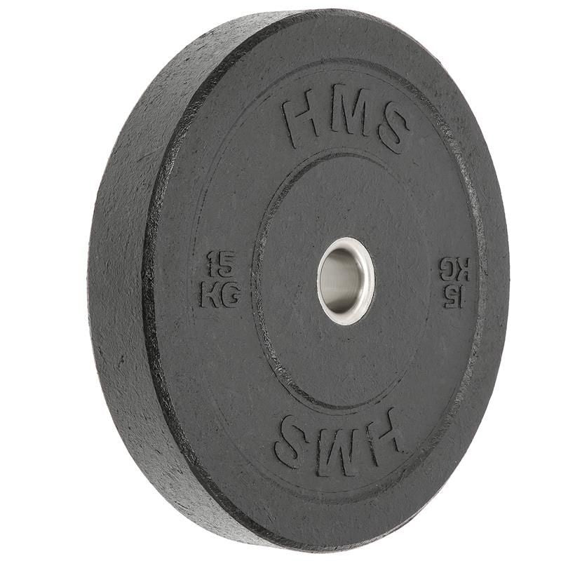 Olympic Bumper Plate 15 kg Black HMS CHTBR15 In preparation Your Sports Performance