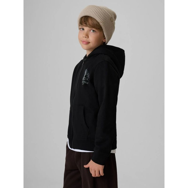 Boy's regular hooded sweatshirt 4F 4FJKAW26TSWSM3153-20S