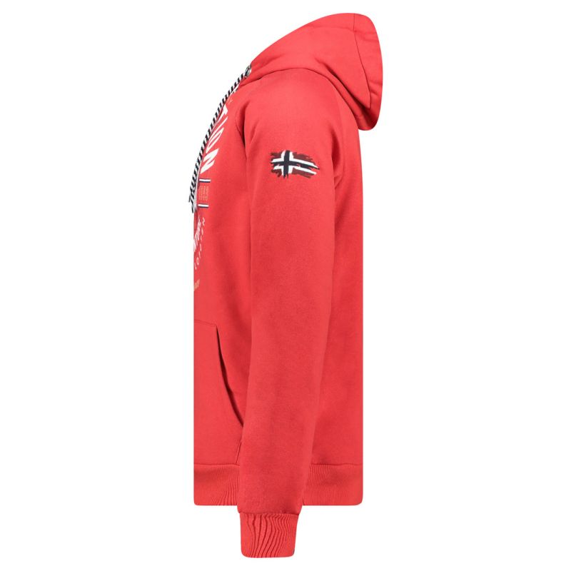 Geographical Norway Galdemar DB 100 M sweatshirt WZ3020H/GN-Red Clothing/Outdoor/Geographical Norway Your Sports Performance