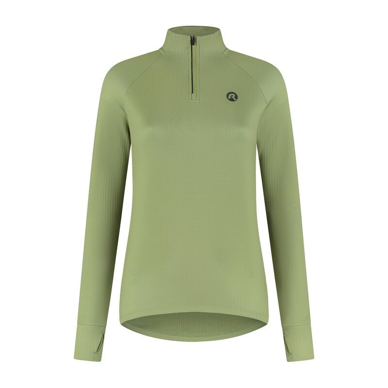 Rogelli ESSENTIAL green running sweatshirt L Rogelli/Bieganie/Woman/Bluzy Your Sports Performance