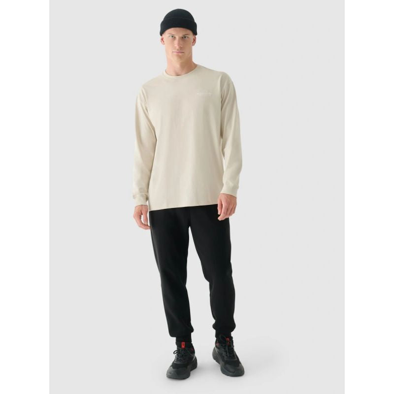 Men's oversized longsleeve with print 4F 4FRAW24TLONM502-12S 4f