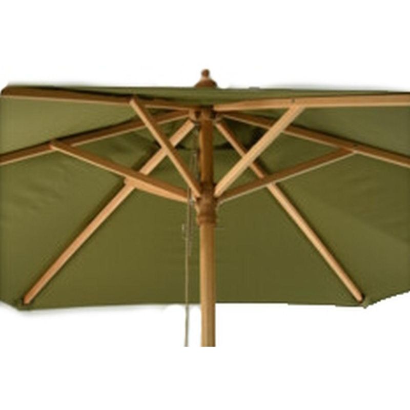 WOODEN GARDEN UMBRELLA 250 CM FOLDABLE GREEN Home and Garden/Garden Your Sports Performance