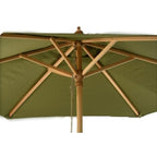 WOODEN GARDEN UMBRELLA 250 CM FOLDABLE GREEN Home and Garden/Garden Your Sports Performance