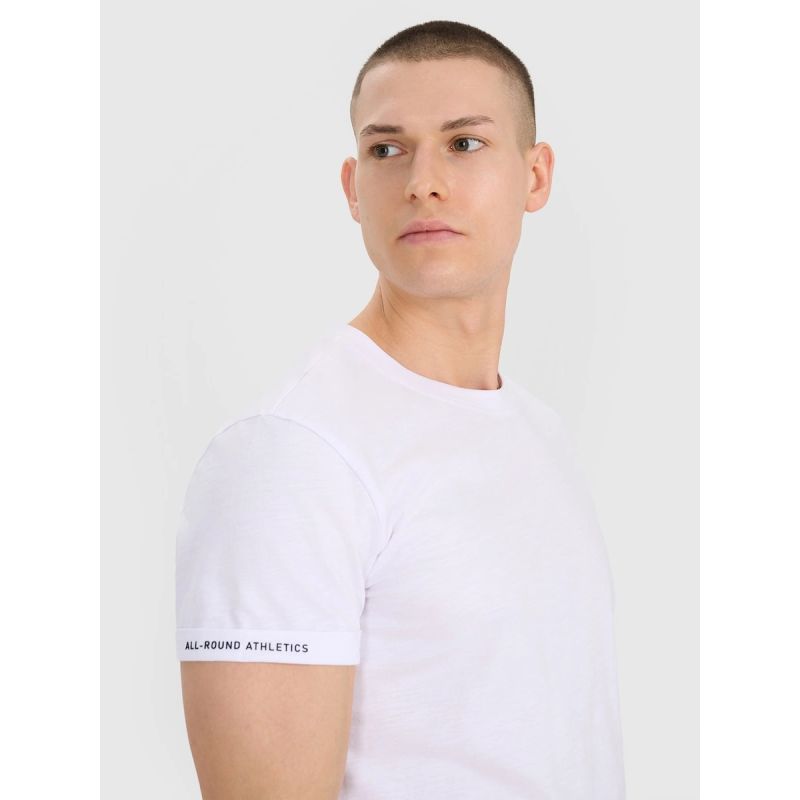 Men's regular plain T-shirt 4F 4FRSS25TTSHM3041-10S 4f