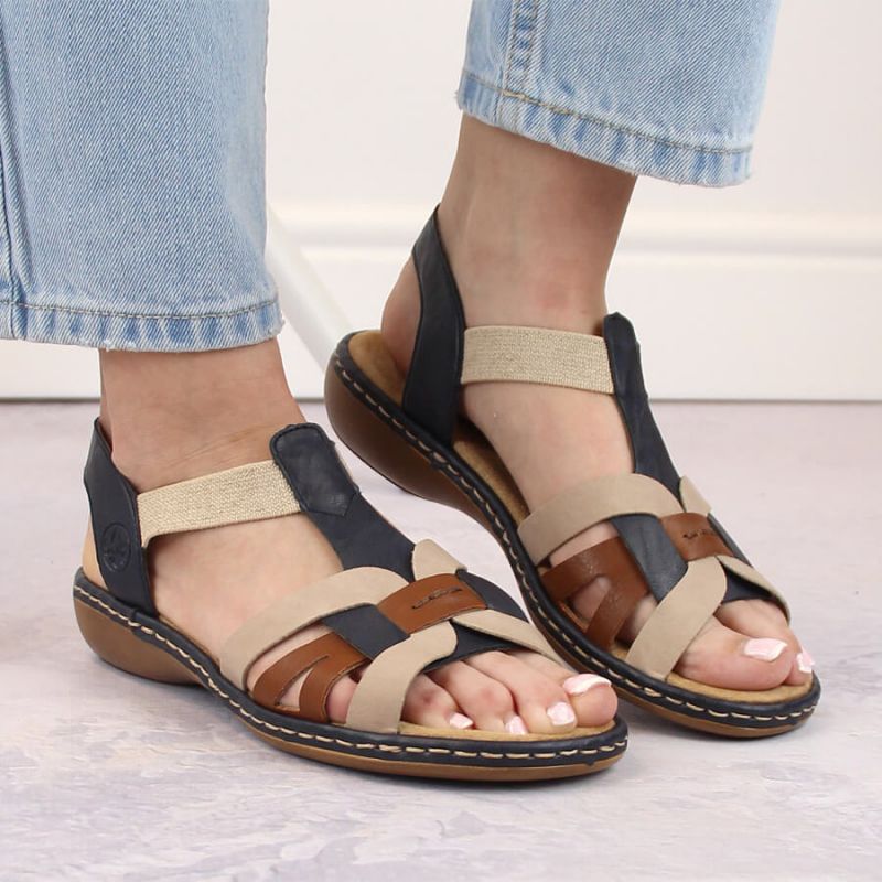 Comfortable Rieker W RKR662 multicolor sandals Footwear/Lifestyle/Rieker Your Sports Performance