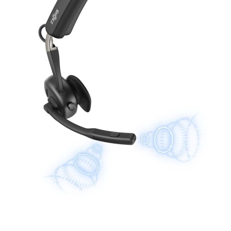 Shokz OpenMeet Wireless Over-Ear Headphones, Black In preparation Your Sports Performance