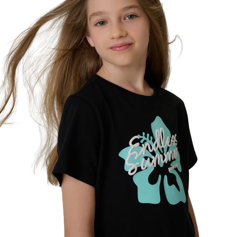 T-shirt for girls 4F F2938 deep black 4FJWSS26TTSHF2938 20S