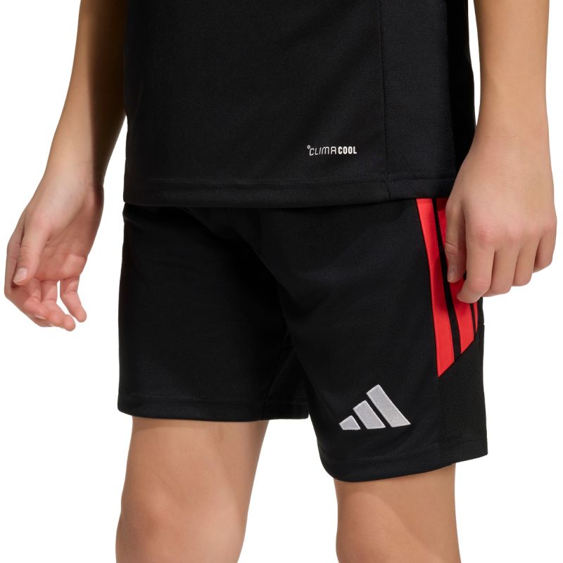 adidas Tiro 26 League kids' shorts black and red KA8814 Clothing Your Sports Performance