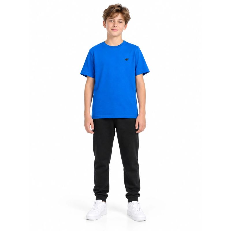 Boy's cotton T-shirt 4F 4FJWAW26TTSHM3507-36S