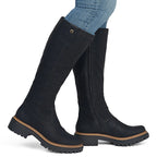 Women’s Comfortable Black Boots Rieker 72656-00