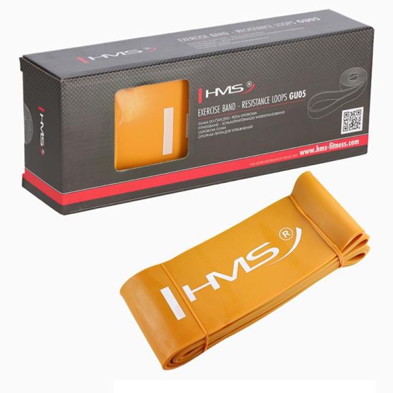 Exercise rubber HMS ORANGE GU05 101x4.5x2080 mm Accessories/Training equipment Your Sports Performance