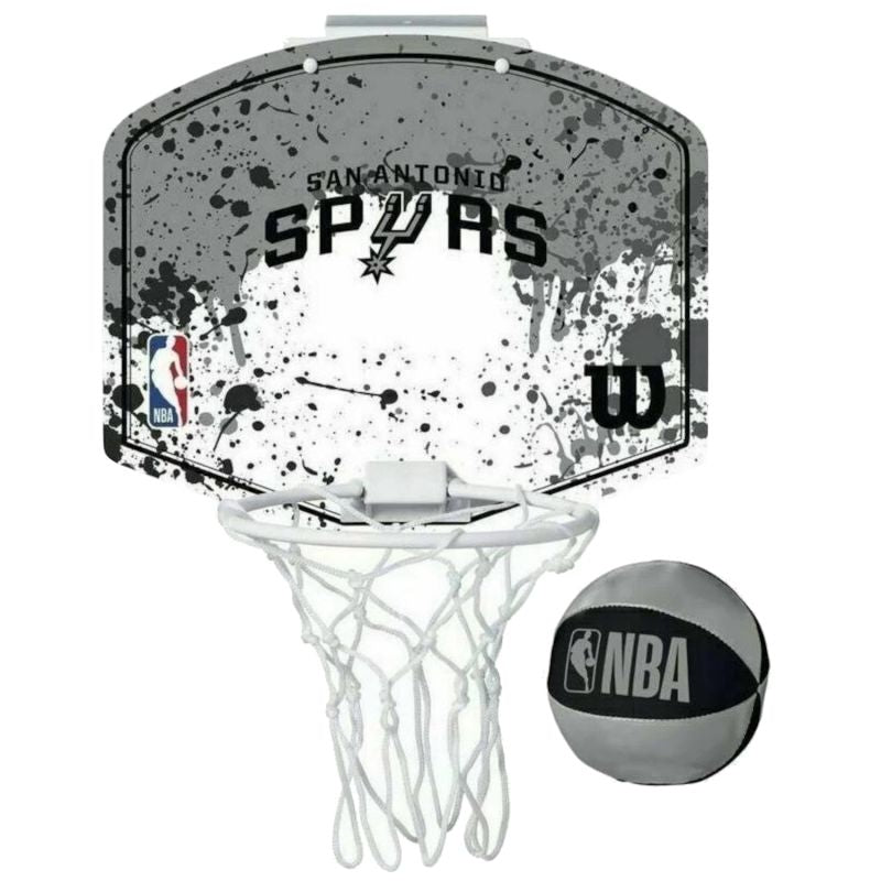 Basketball backboard Wilson NBA Team San Antonio Spurs Mini Hoop WTBA1302SAN Accessories/Sports facilities equipment Your Sports Performance