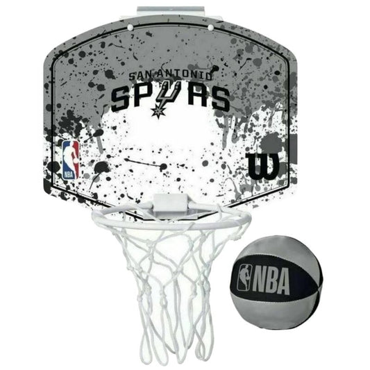 Basketball backboard Wilson NBA Team San Antonio Spurs Mini Hoop WTBA1302SAN Accessories/Sports facilities equipment Your Sports Performance