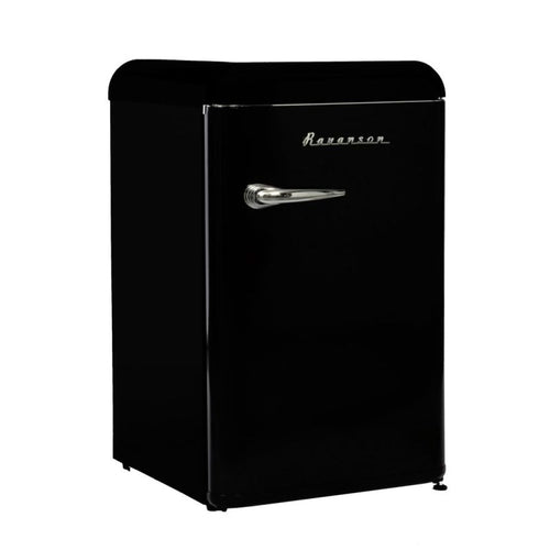 Ravanson LKK-120ERB Retro Refrigerator (Black) AGD - Produkty/Lodówki wolnostojące Your Sports Performance