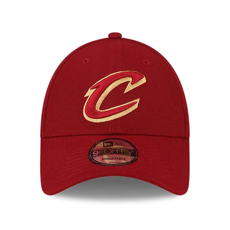 New Era 9FORTY The League NBA Cleveland Cavaliers Red Cap - 60243654 Odzież/Czapki/Czapki z daszkiem Your Sports Performance