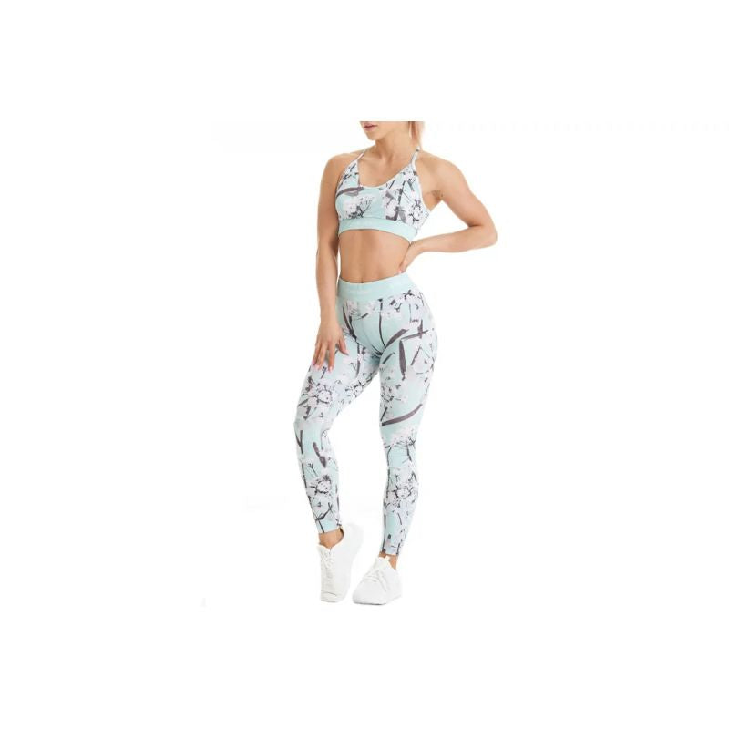 GymHero Leggings MINT-MEADOW Blue S In preparation Your Sports Performance