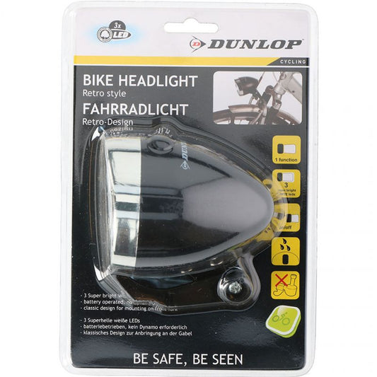 Dunlop headlight white 3led AB 16809 bicycle lamp Accessories/Bicycle/Akcesoria rowerowe Your Sports Performance