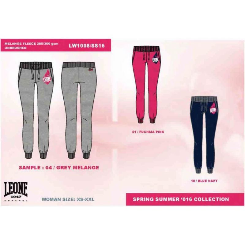 LEONE LW1008/S16 women's long trousers navy blue "S" In preparation Your Sports Performance