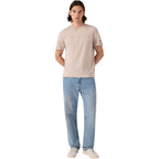 Champion SS Tee Beige Men's T-Shirt 222992 ES084