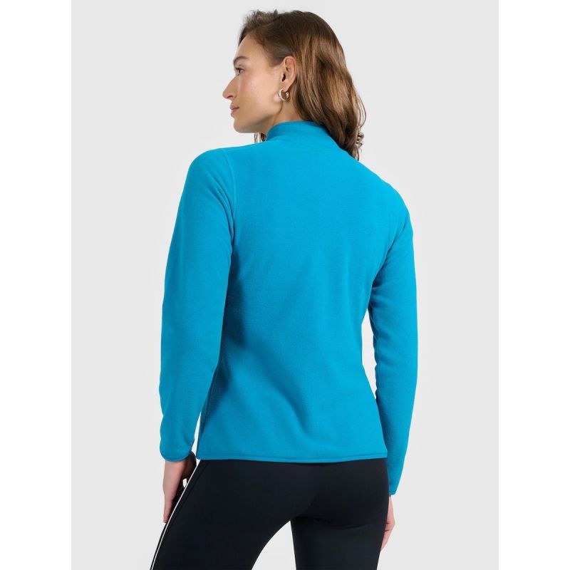 Women's Slim-Fit Fleece with Stand-Up Collar 4F 4FRAW25TFLEF496-46S
