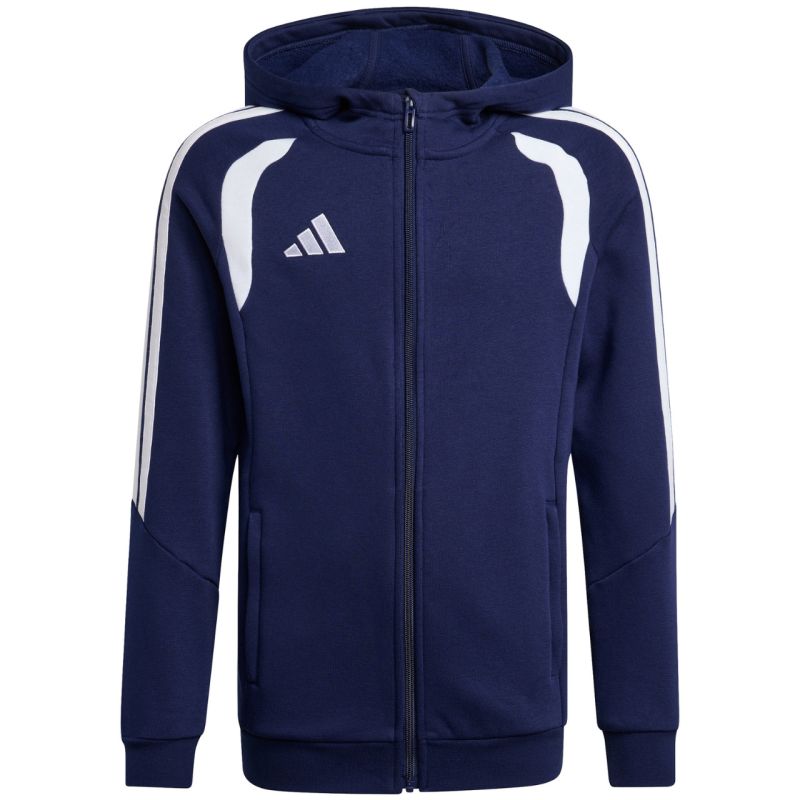 adidas Tiro 26 League Sweat Full Zip Hoodie for Kids Navy Blue KF3322