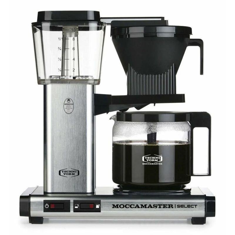 Moccamaster KBG 741 Select drip coffee maker - Silver Brushed AGD - Produkty/Ekspresy do kawy Your Sports Performance