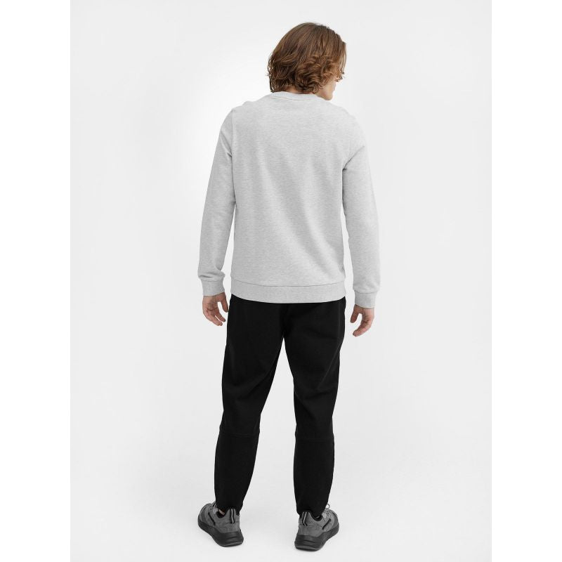 Sweatshirt 4F M 4FSS23TSWSM349 cool light gray melange Clothing/Training 4F