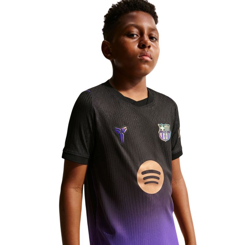 Nike FC Barcelona 2026/27 Match Away Kids' Jersey Black and Purple II1852 505