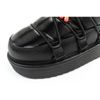 D.Franklin women's snow boots winter fashionable insulated ankle boots black D.Franklin