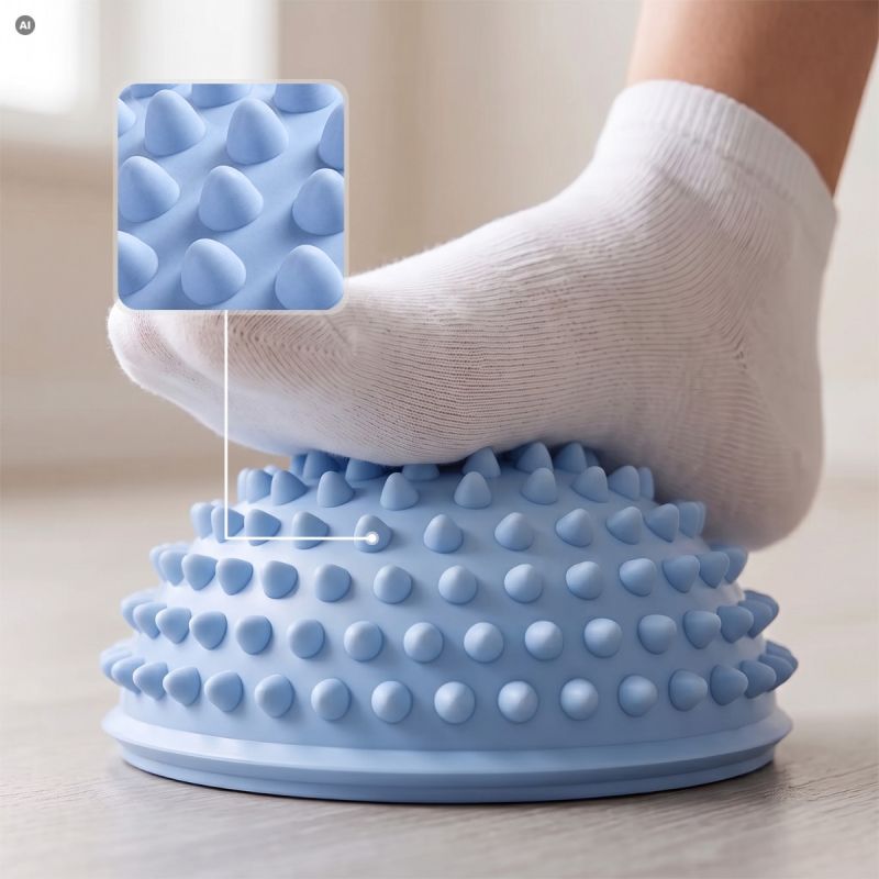 Sensory Half Balls for Balance Training, 2 pcs, Spokey SPIKE