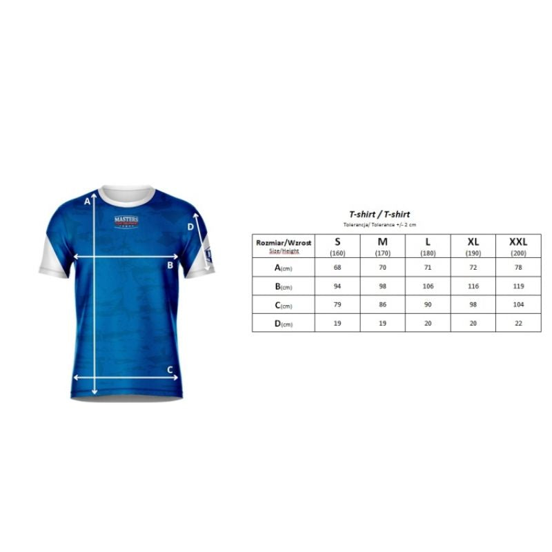 MASTERS Training T-Shirt (WAKO APPROVED) In preparation Your Sports Performance