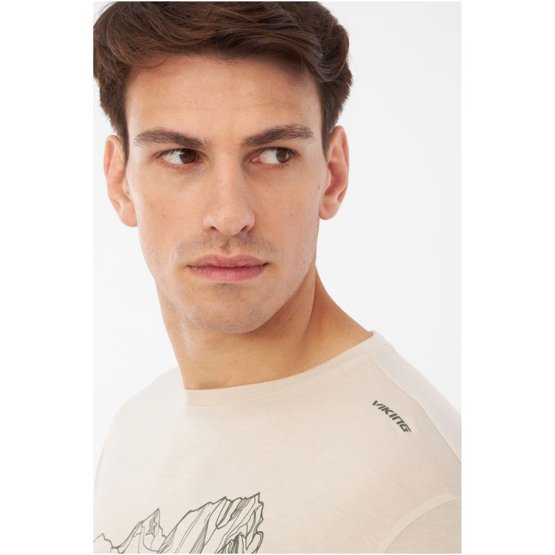 VIKING Morain Man Bamboo Men's T-Shirt, Beige