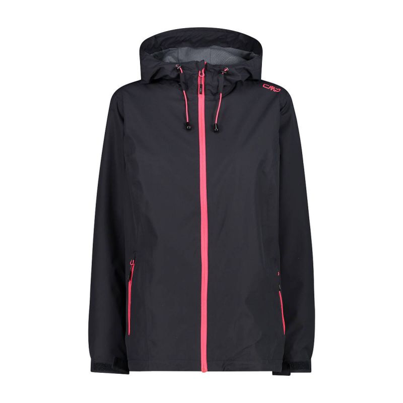 CMP Woman Jacket Fix Hood Black (39X6636-01UE) CMP