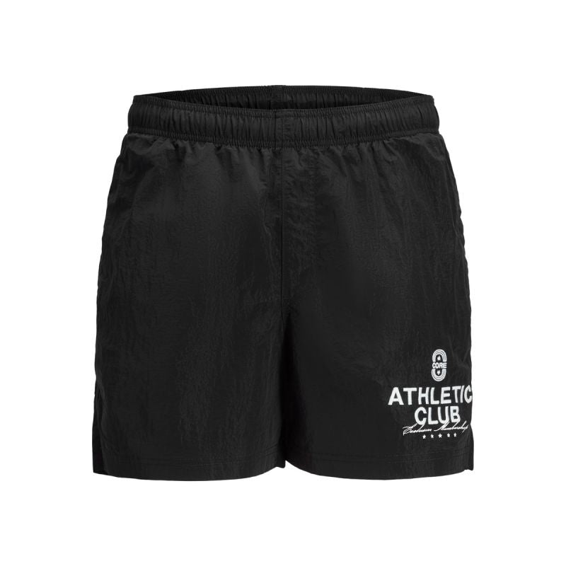 Jack&Jones JPSTMAUI CRINKLE NYLON SWIM STYD SS25 12285513 BLACK/BRIGHT WHI To be categorized Your Sports Performance