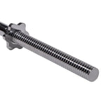 HMS straight bar with thread and clamp GPR165 30MM x 165 CM HMS Accessories/Training equipment Your Sports Performance