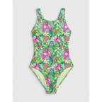 Girls' one-piece swimsuit 4F 4FJRSS26USWSF145-92A