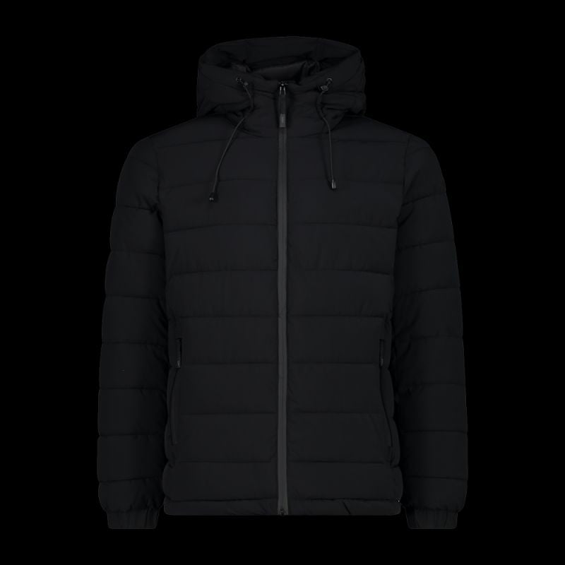 CMP men's winter sports jacket with hood, insulated, black (34K0167/U901) CMP