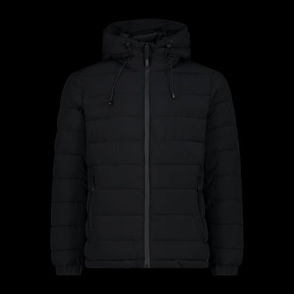 CMP men's winter sports jacket with hood, insulated, black (34K0167/U901) CMP