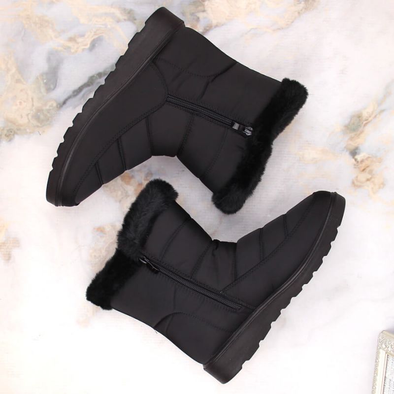 Potocki W WOL197 insulated snow boots with fur, black Footwear/Outdoor/Potocki Your Sports Performance
