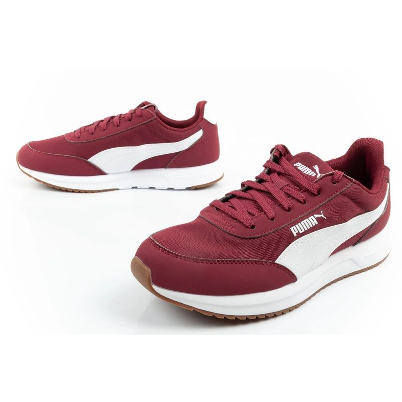 Puma sports shoes sneakers men's R78 Lightwind comfortable fashionable burgundy Puma