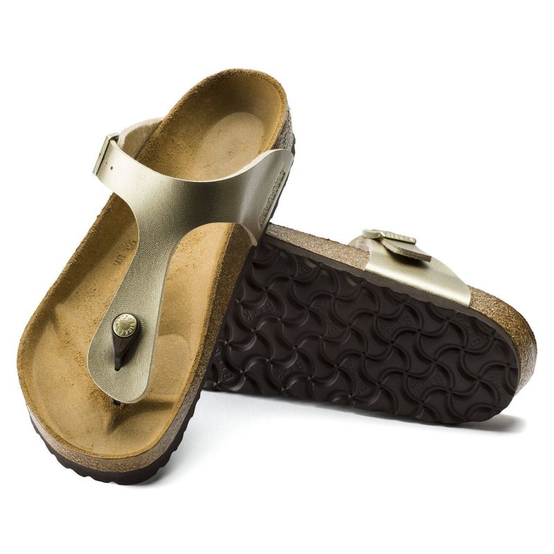 Birkenstock Gizeh Birko-Flor Gold women's flip-flops narrow (1016109) Footwear/Lifestyle/Brinkenstock/Japonki Birkenstock