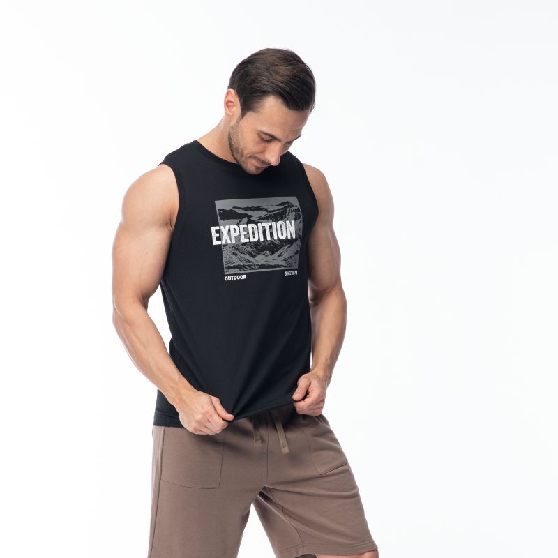 Men's sleeveless T-shirt YATO SP In preparation Your Sports Performance