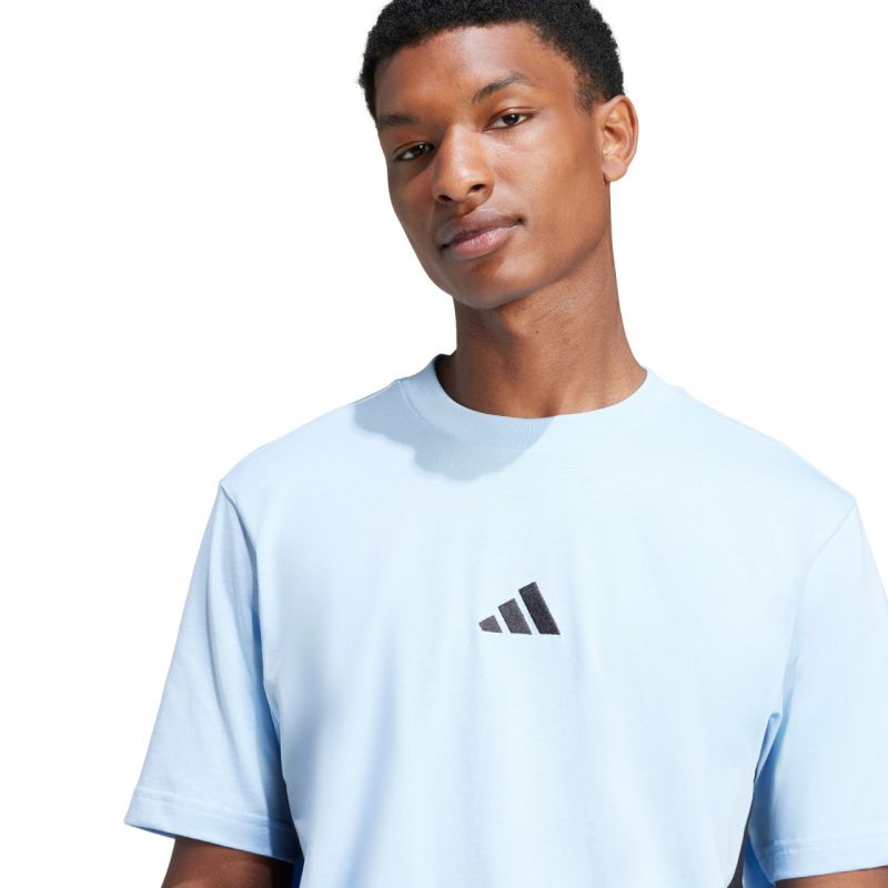 Men's adidas Essentials 3 Stripes T-shirt blue JE6397