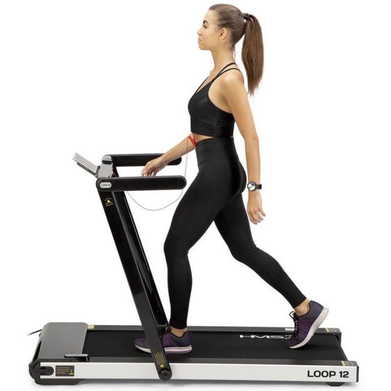HMS LOOP12 Electric Treadmill 1-12 km/h, Black In preparation Your Sports Performance