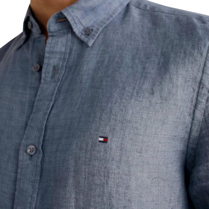 Tommy Hilfiger Pigment Dyed Linen shirt M MW0MW23147 Clothing/Lifestyle/T-shirts/Tommy Hilfiger Tommy Hilfiger