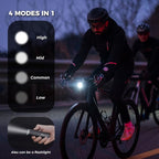 Rockbros front bike light 1200LM black Rockbros/Akcesoria Rowerowe/Światła Rowerowe Your Sports Performance