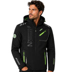 Men’s softshell jacket Geographical Norway ROYAUTE MEN ASS A BS2 056 (WT1804H/GN-BLACK / GREEN)