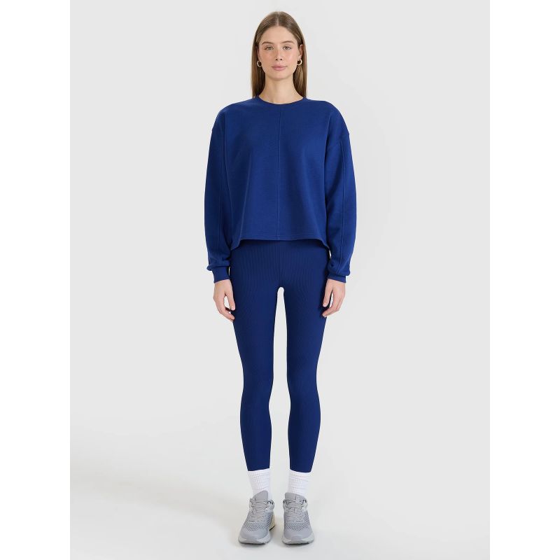 Oversized sweatshirt without a hood, unzipped, women's 4F 4FWSS25TSWSF1543-30S *Kategoria tymczasowa Your Sports Performance